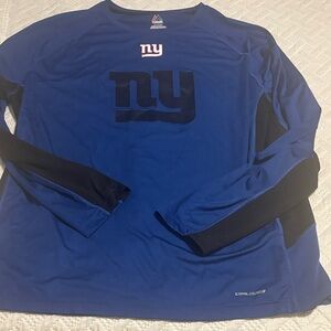 Majestic NY Giants Football NFL Long Sleeve Athletic Cool Base Shirt Men’s XL